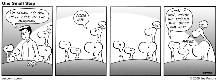 Dragging us down, man.
